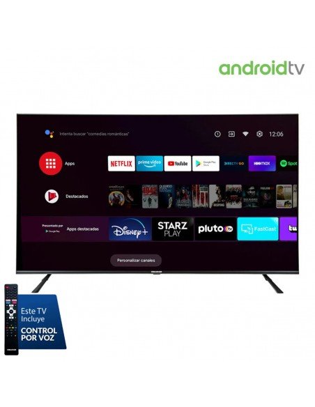 Televisor 40 Pulgadas Challenger Android TV FHD Smart TV Bluetooth